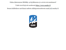 Tablet Screenshot of oamk.oulu.fi